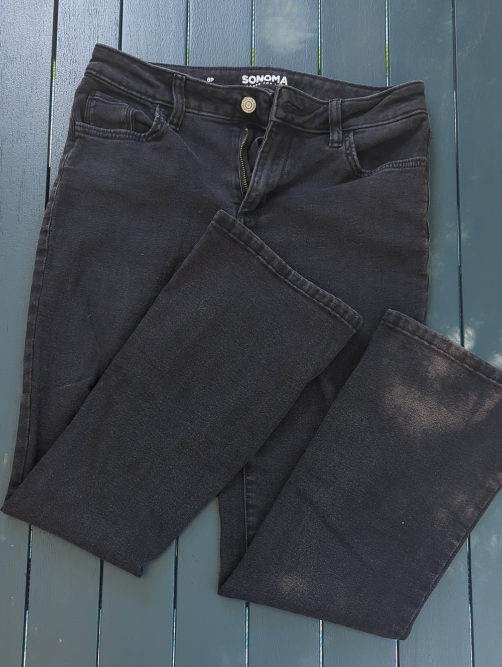 Sonoma Women's Black Boot Cut Jeans